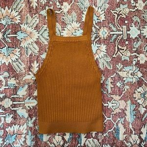 Square neck knit cami